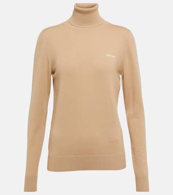 Cashmere turtleneck sweater | Miu Miu