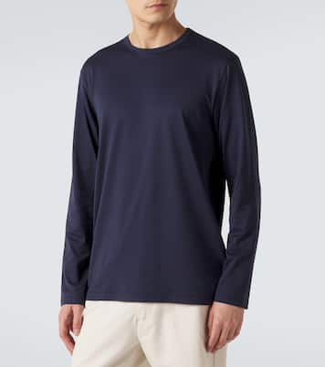 Longsleeve aus Baumwolle | Sunspel