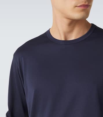 Longsleeve aus Baumwolle | Sunspel