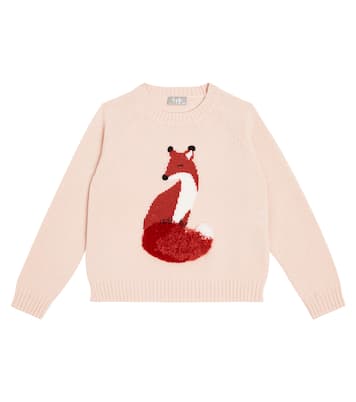 Embroidered virgin wool sweater | Il Gufo