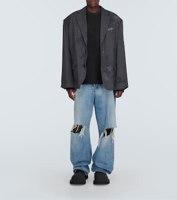Oversized wool-blend sweater | Balenciaga