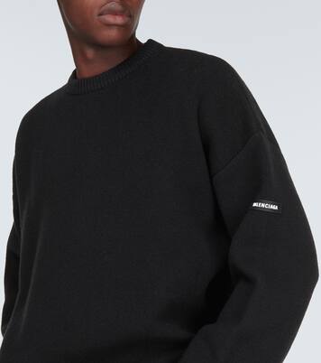Oversized wool-blend sweater | Balenciaga