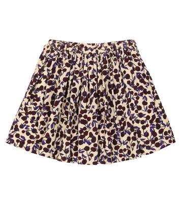 Suzon printed corduroy skirt  | Bonpoint