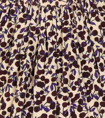 Suzon printed corduroy skirt  | Bonpoint