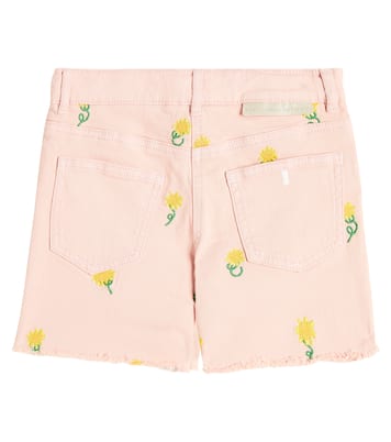 Floral embroidered denim shorts | Stella McCartney Kids