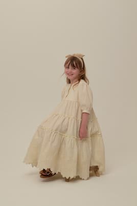 Christina embroidered cotton dress | C'era Una Volta