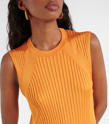 Ribbed-knit jersey maxi dress | Jil Sander