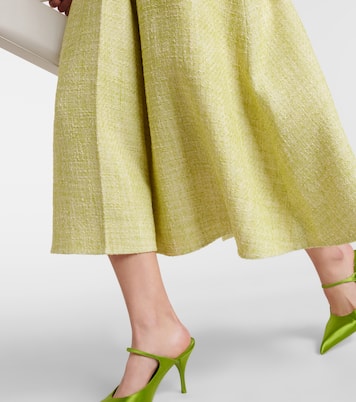 Vestido midi Fara de tweed de algodón | Emilia Wickstead