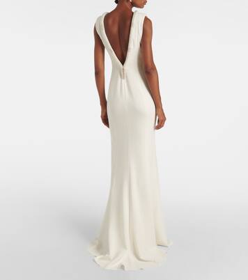 Bridal Corsica embellished cady gown | Max Mara