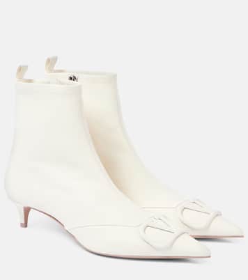 Bottines VLogo Signature 40 en cuir | Valentino Garavani