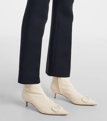 Bottines VLogo Signature 40 en cuir | Valentino Garavani