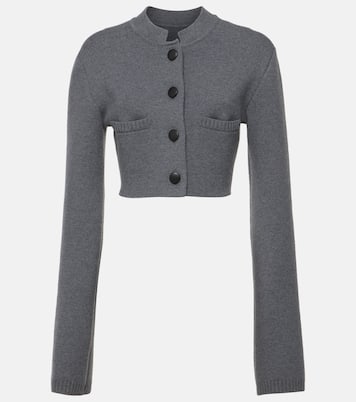Cropped-Cardigan Ello aus einem Wollgemisch | Khaite