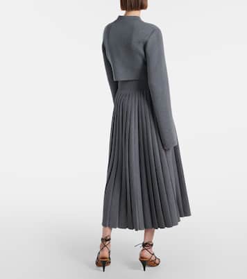 Cropped-Cardigan Ello aus einem Wollgemisch | Khaite