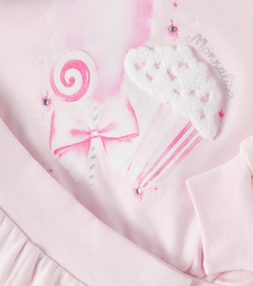 Baby printed cotton-blend set | Monnalisa