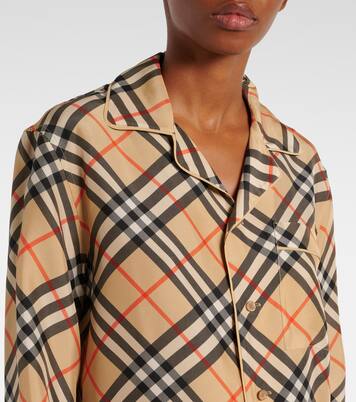 Knitted silk top | Burberry