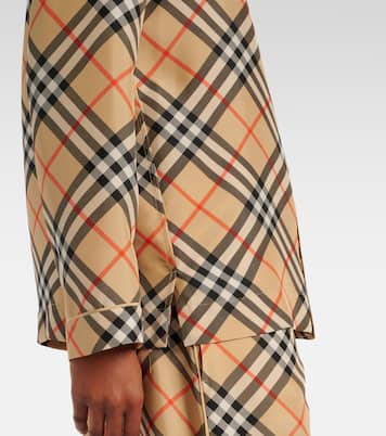 Knitted silk top | Burberry