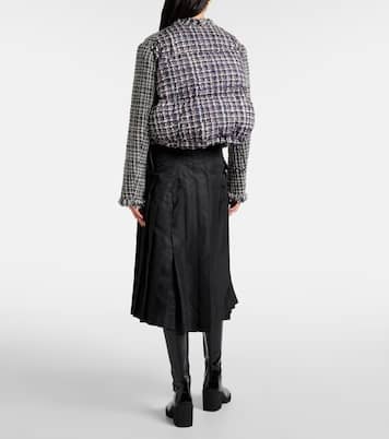 羊毛混纺花呢夹克 | Sacai