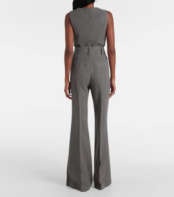 Rhein high-rise wool and cashmere flared pants | Gabriela Hearst
