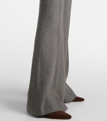 Rhein high-rise wool and cashmere flared pants | Gabriela Hearst