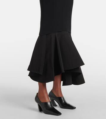 Ruffled midi dress | Bottega Veneta