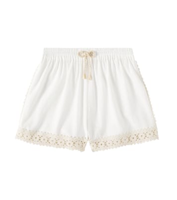 Wylie cotton shorts | Zimmermann Kids