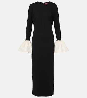 Abito lungo Hawthorne con taffetà | Staud