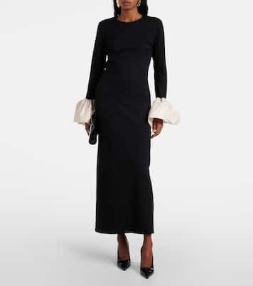 Abito lungo Hawthorne con taffetà | Staud