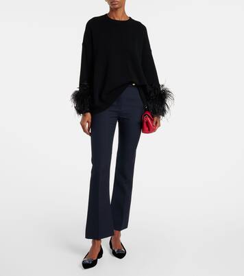 Jaipur velvet ballet flats | Gianvito Rossi