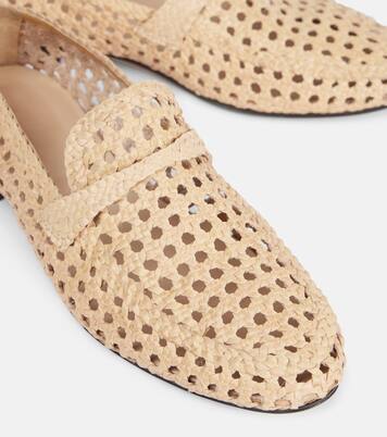 Mocasines Leon de piel trenzada | Loro Piana