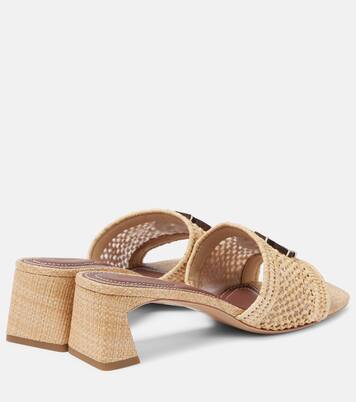 Pantoletten Sydney aus Raffiabast | Simkhai