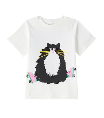 Printed cotton jersey T-shirt | Stella McCartney Kids