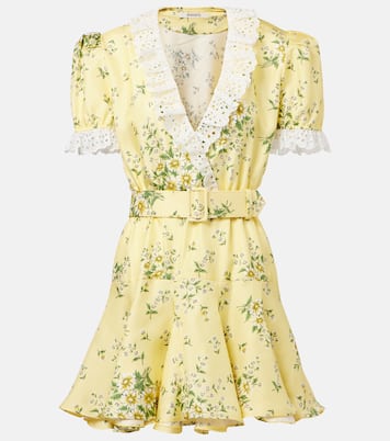 Minikleid aus Seidensatin | Rodarte