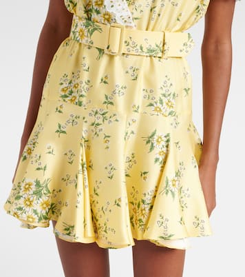 Minikleid aus Seidensatin | Rodarte