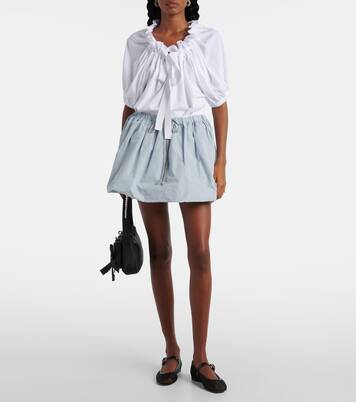 Faille miniskirt | Patou