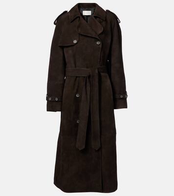 Trenchcoat aus Veloursleder | Magda Butrym