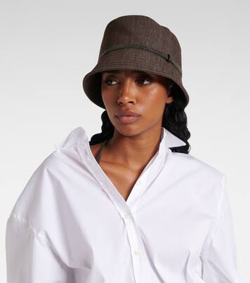 Monili denim bucket hat | Brunello Cucinelli