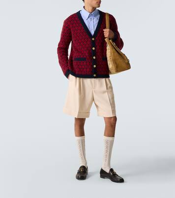 Bermuda-Shorts aus Woll-Gabardine | Valentino