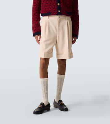 Bermuda-Shorts aus Woll-Gabardine | Valentino