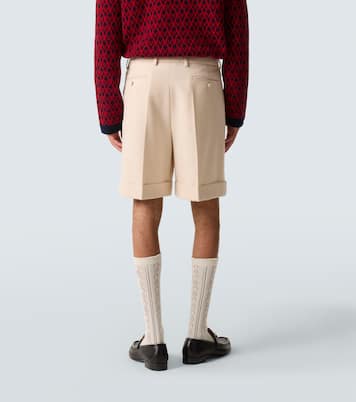 Bermuda-Shorts aus Woll-Gabardine | Valentino