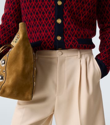 Bermuda-Shorts aus Woll-Gabardine | Valentino