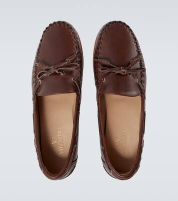 Náuticos Palm Avenue de piel | Valentino Garavani