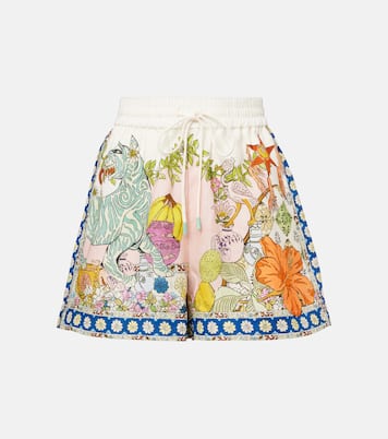 Shorts Hazel de tiro alto estampados | Alémais