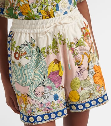 Shorts Hazel de tiro alto estampados | Alémais