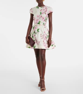 Minikleid aus einem Baumwollgemisch | Oscar de la Renta