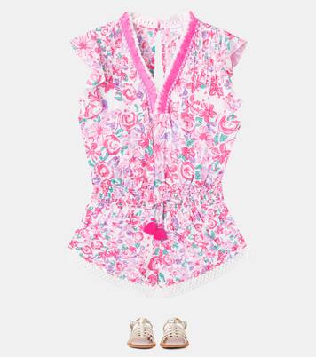 Sasha floral romper | Poupette St Barth Kids