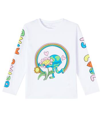 Printed cotton jersey T-shirt | Stella McCartney Kids