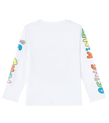 Printed cotton jersey T-shirt | Stella McCartney Kids