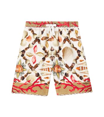 Printed cotton Bermuda shorts | Dolce&Gabbana Kids