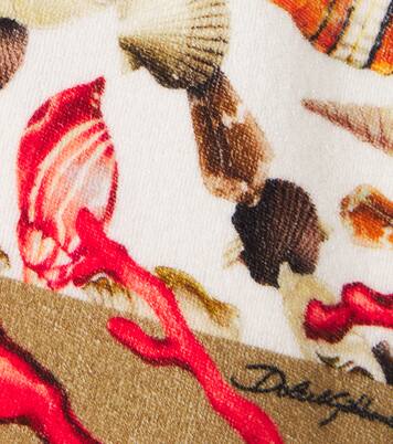 Printed cotton Bermuda shorts | Dolce&Gabbana Kids