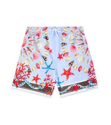 Printed swim trunks | Dolce&Gabbana Kids